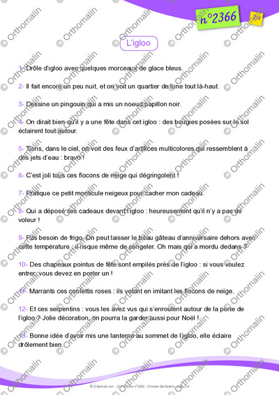 Page 2 de la fiche