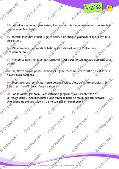 Page 3 de la fiche