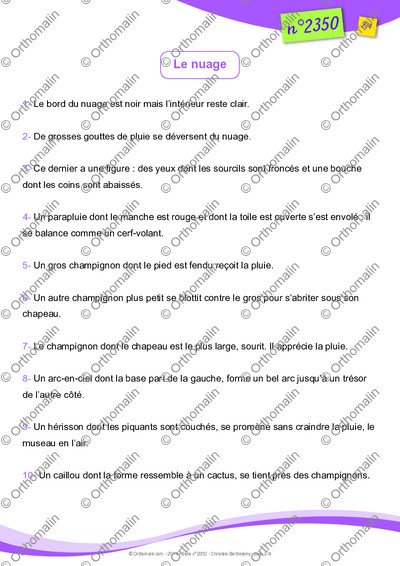 Page 2 de la fiche