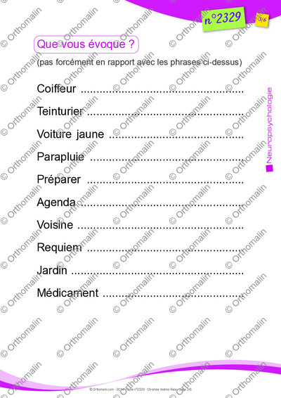 Page 3 de la fiche