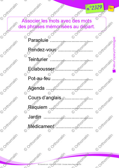 Page 6 de la fiche
