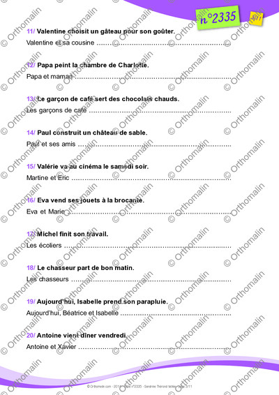 Page 3 de la fiche