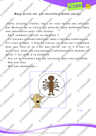 Page 5 de la fiche