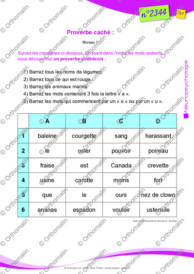 Page 3 de la fiche