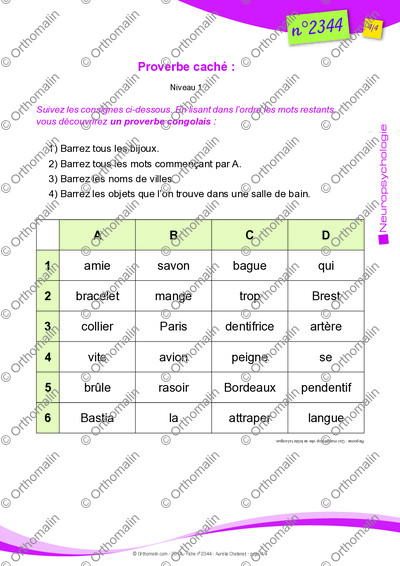 Page 4 de la fiche