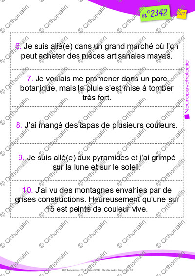 Page 3 de la fiche