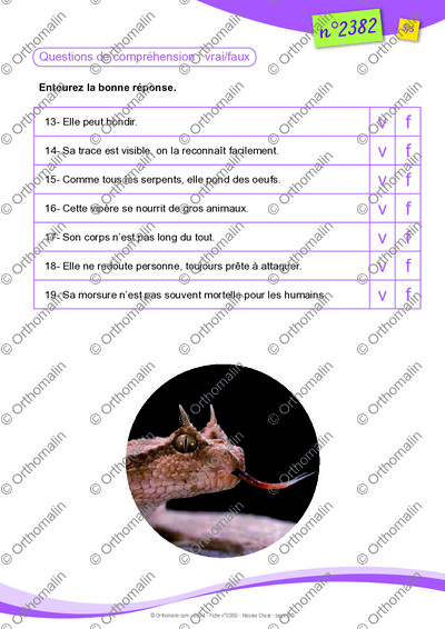 Page 5 de la fiche