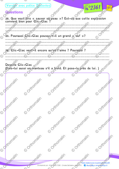 Page 13 de la fiche