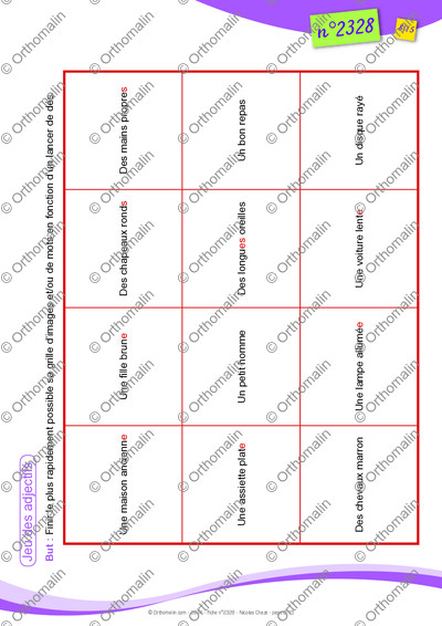 Page 8 de la fiche