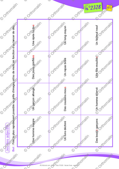 Page 9 de la fiche