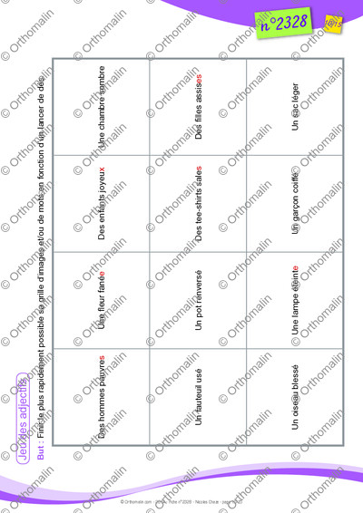 Page 10 de la fiche