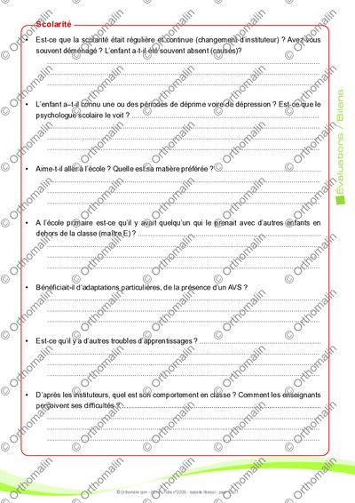 Page 11 de la fiche