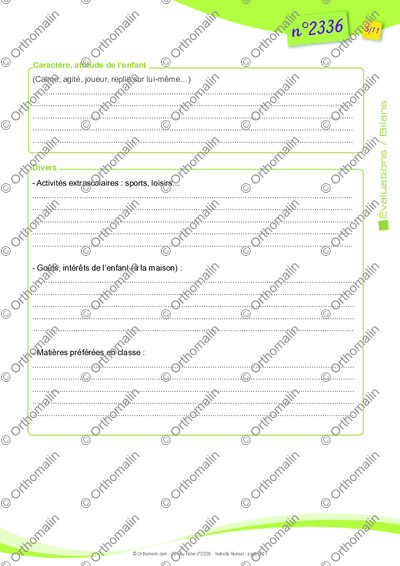 Page 5 de la fiche