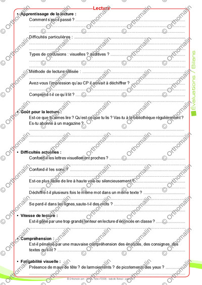 Page 7 de la fiche