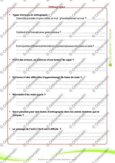 Page 8 de la fiche