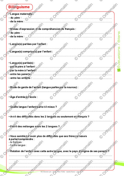 Page 11 de la fiche