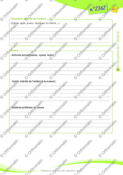 Page 5 de la fiche