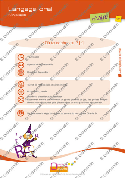 Page 1 de la fiche