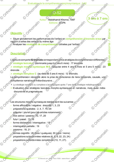 Page 2 de la fiche