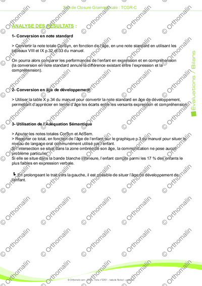 Page 5 de la fiche