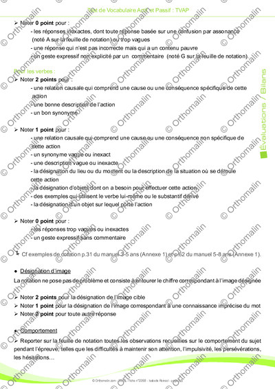 Page 5 de la fiche