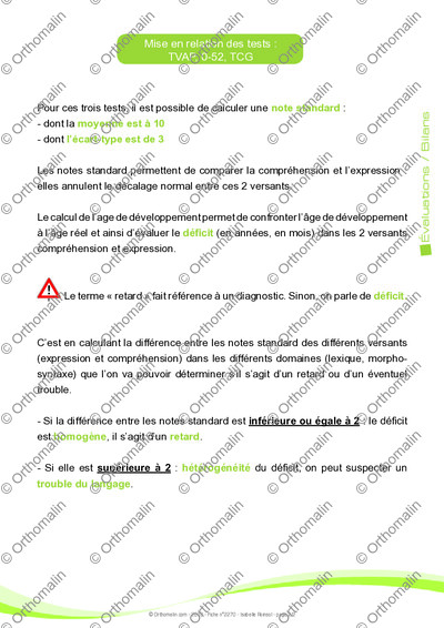 Page 2 de la fiche