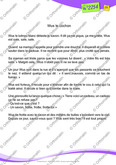 Page 2 de la fiche