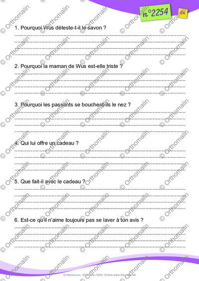 Page 6 de la fiche