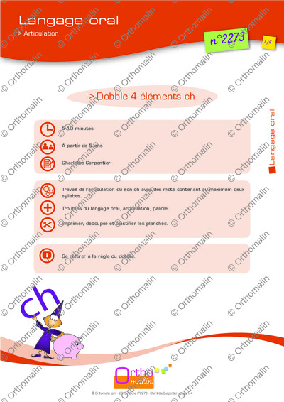 Page 1 de la fiche