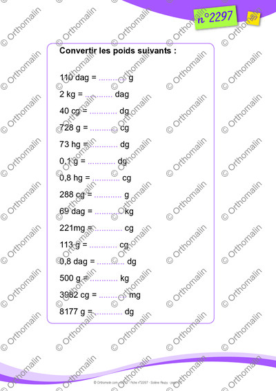 Page 7 de la fiche