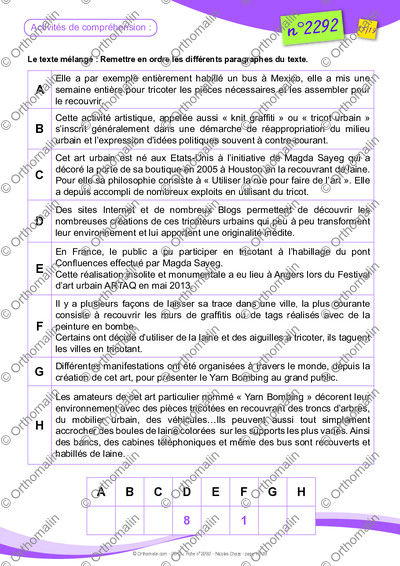 Page 11 de la fiche