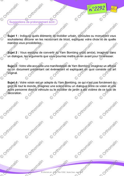 Page 14 de la fiche
