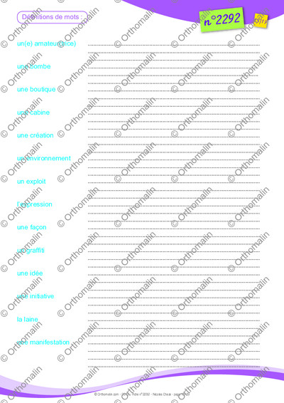 Page 15 de la fiche