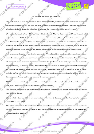 Page 6 de la fiche