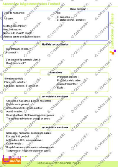Page 2 de la fiche