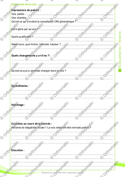 Page 7 de la fiche
