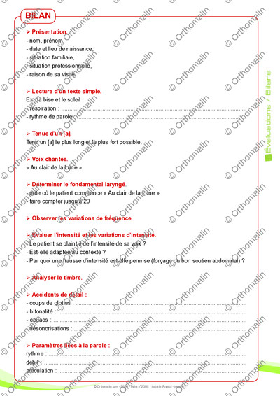 Page 6 de la fiche