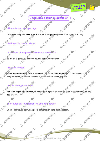 Page 2 de la fiche