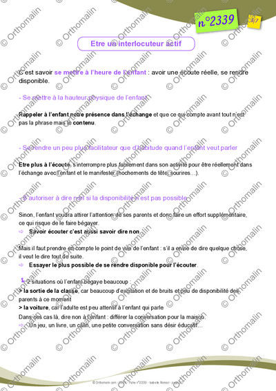 Page 3 de la fiche
