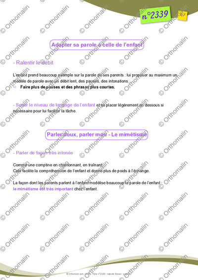 Page 5 de la fiche