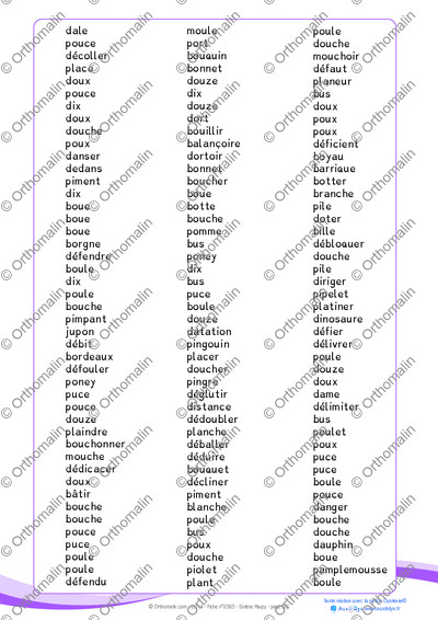 Page 5 de la fiche