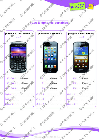 Page 3 de la fiche