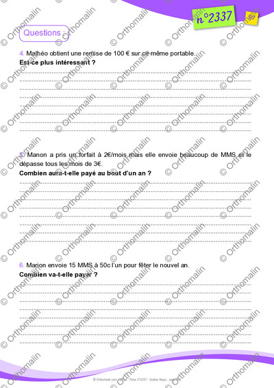 Page 5 de la fiche
