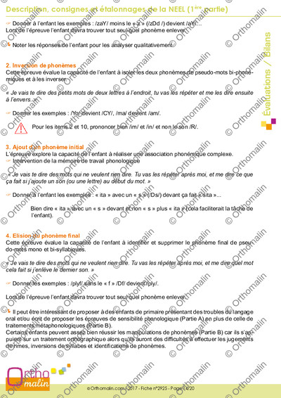 Page 14 de la fiche