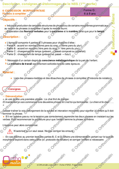 Page 16 de la fiche