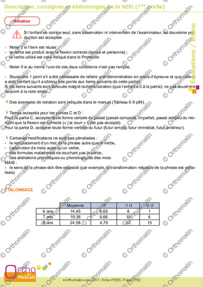Page 17 de la fiche