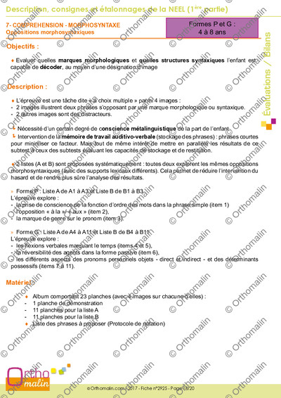 Page 18 de la fiche