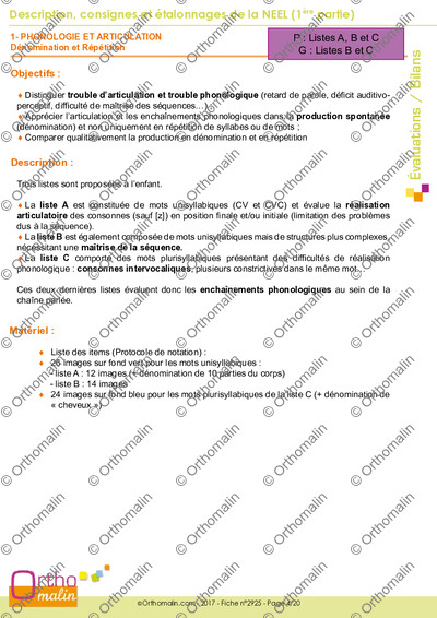 Page 4 de la fiche