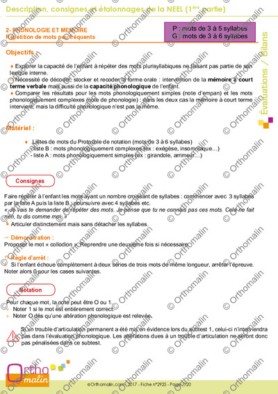Page 7 de la fiche