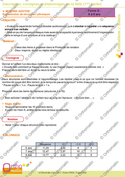Page 10 de la fiche